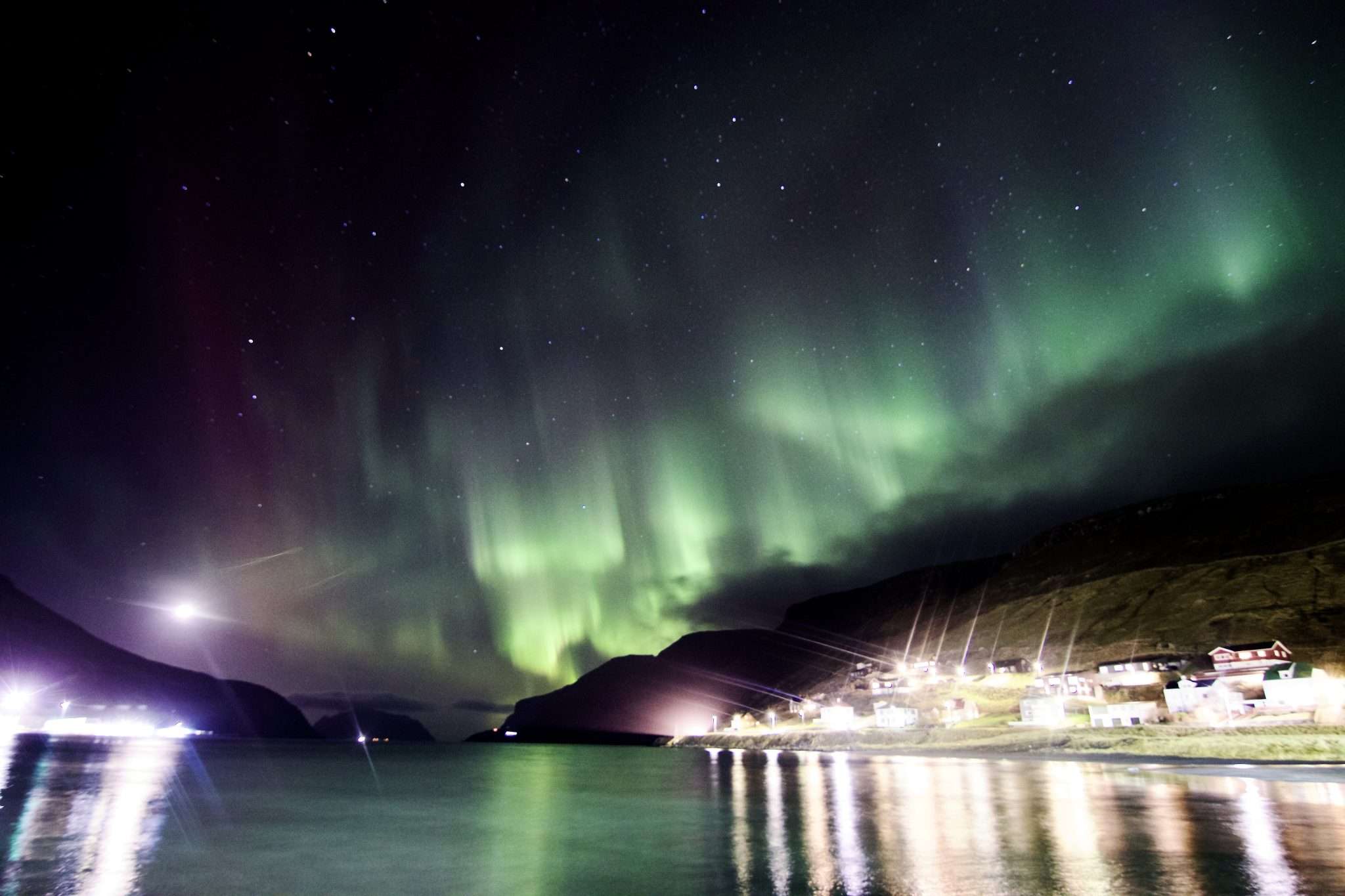 nordlichter tod auf den färöer inseln