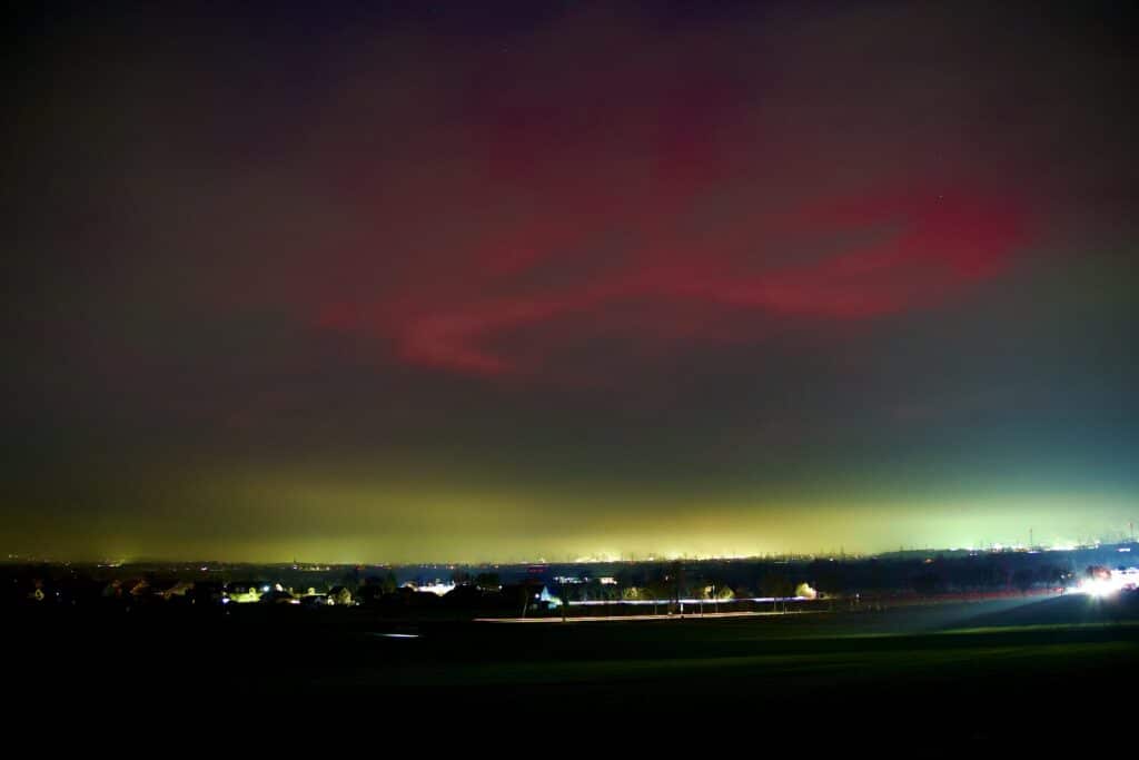Polarlichter in Deutschland Nordlichter über Deutschland
