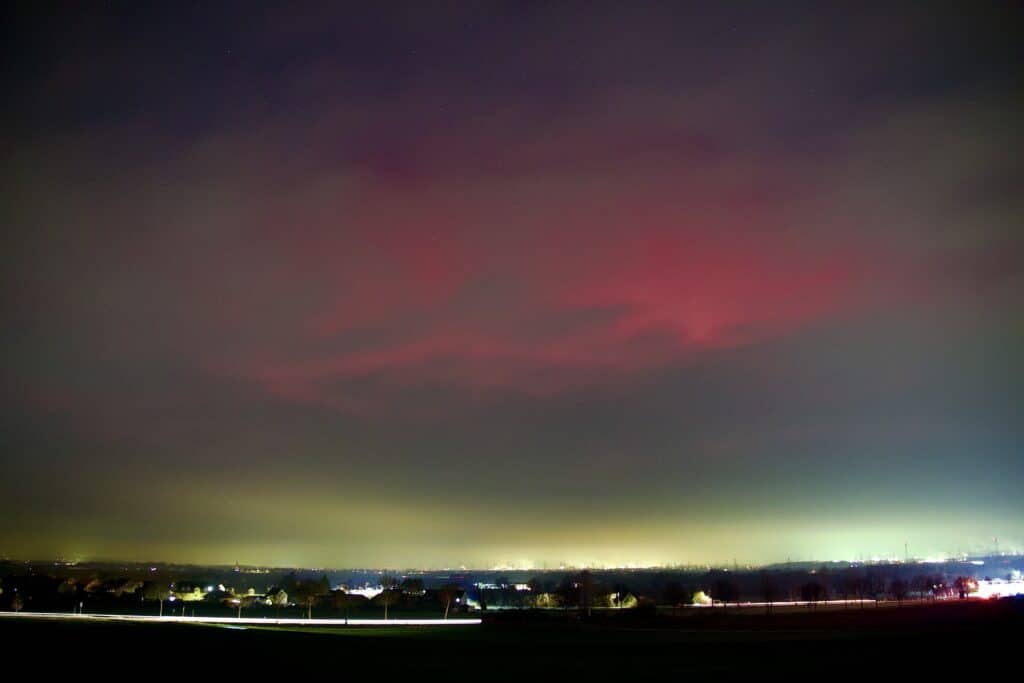 Polarlichter in Deutschland Nordlichter über Deutschland
