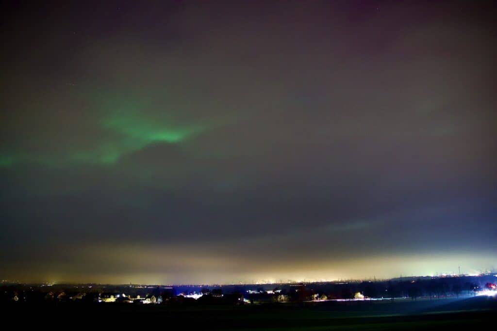 Polarlichter in Deutschland Nordlichter über Deutschland