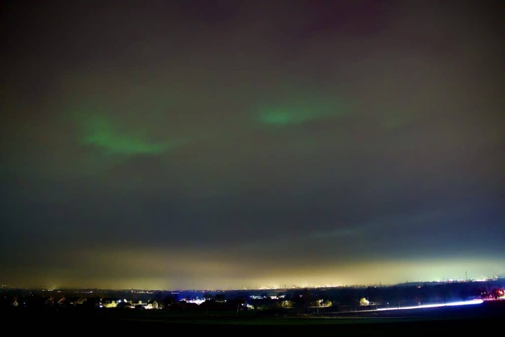 Polarlichter in Deutschland Nordlichter über Deutschland