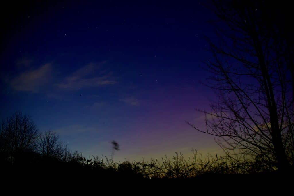 Polarlichter in Deutschland Nordlichter über Deutschland