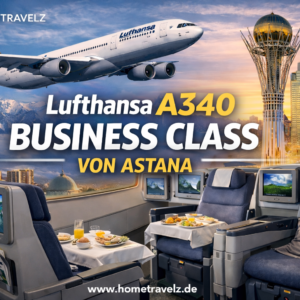 Lufthansa A340 Business Class von Astana nach Frankfurt