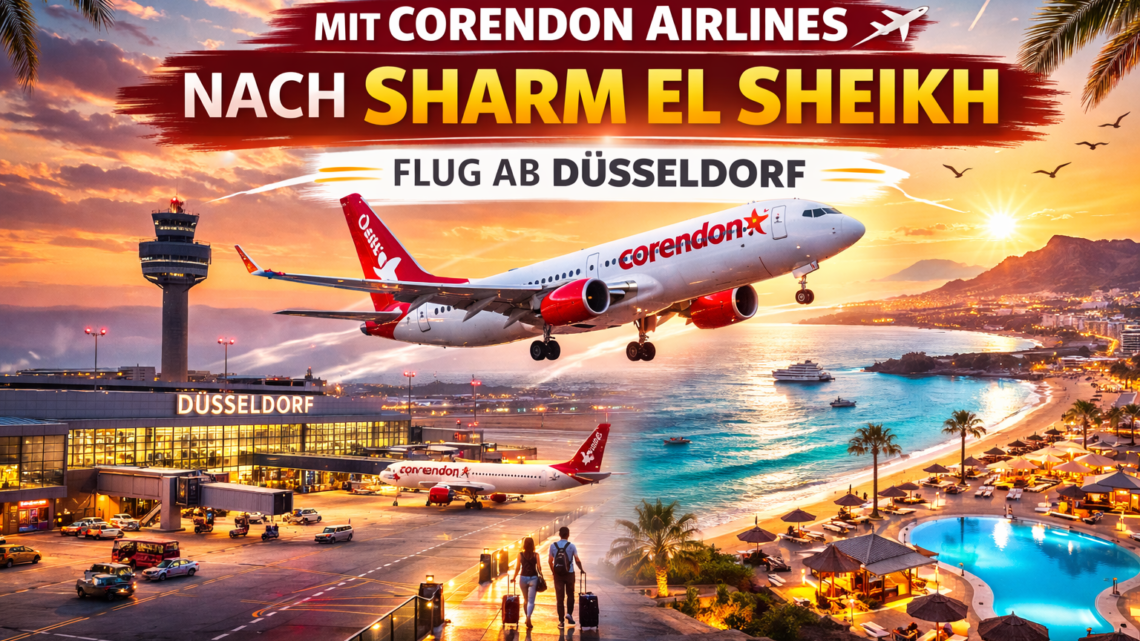Mit Corendon Airlines von Düsseldorf nach Sharm El Sheikh
