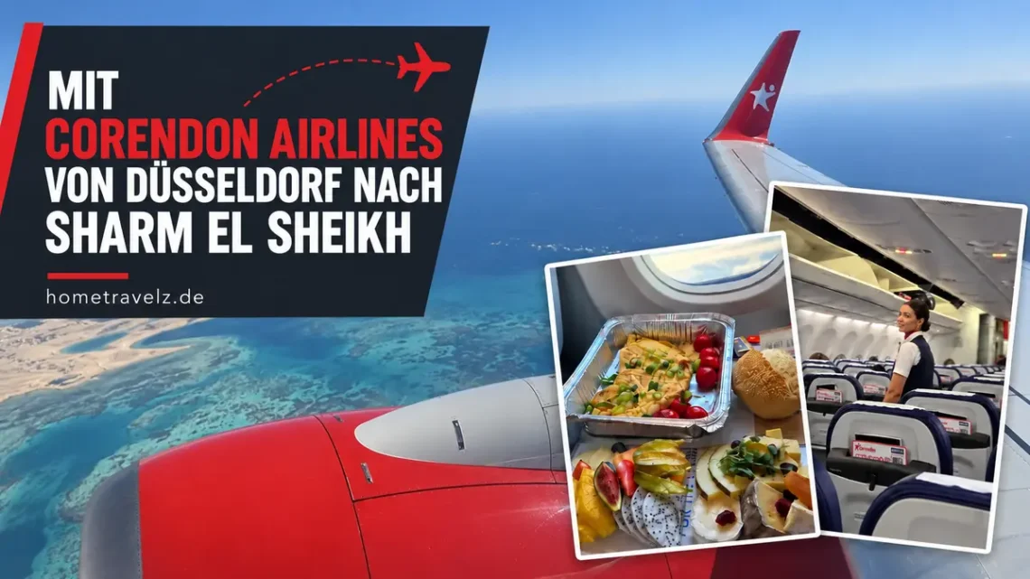 Mit Corendon Airlines von Sharm El Sheik