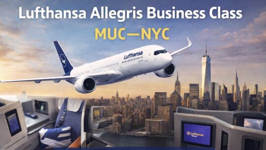 Lufthansa Allegris Business Class MUC–NYC – Erfahrungen & Review