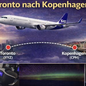 SAS A321LR von Toronto