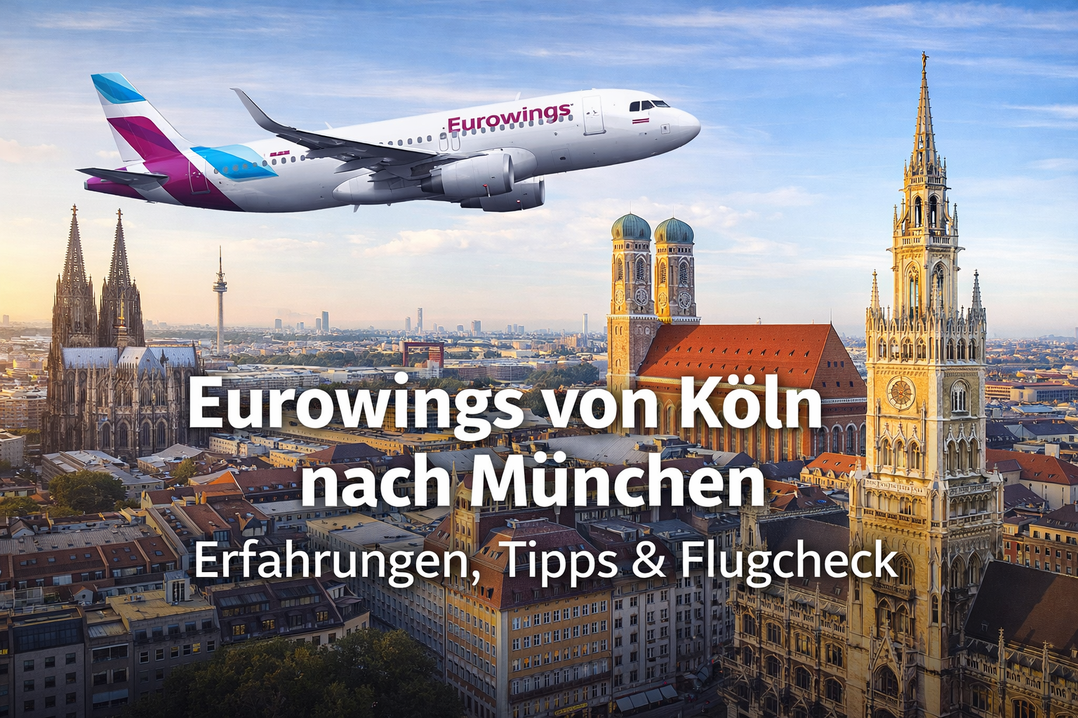 Eurowings von Köln nach München – Erfahrungen, Tipps & Flugcheck