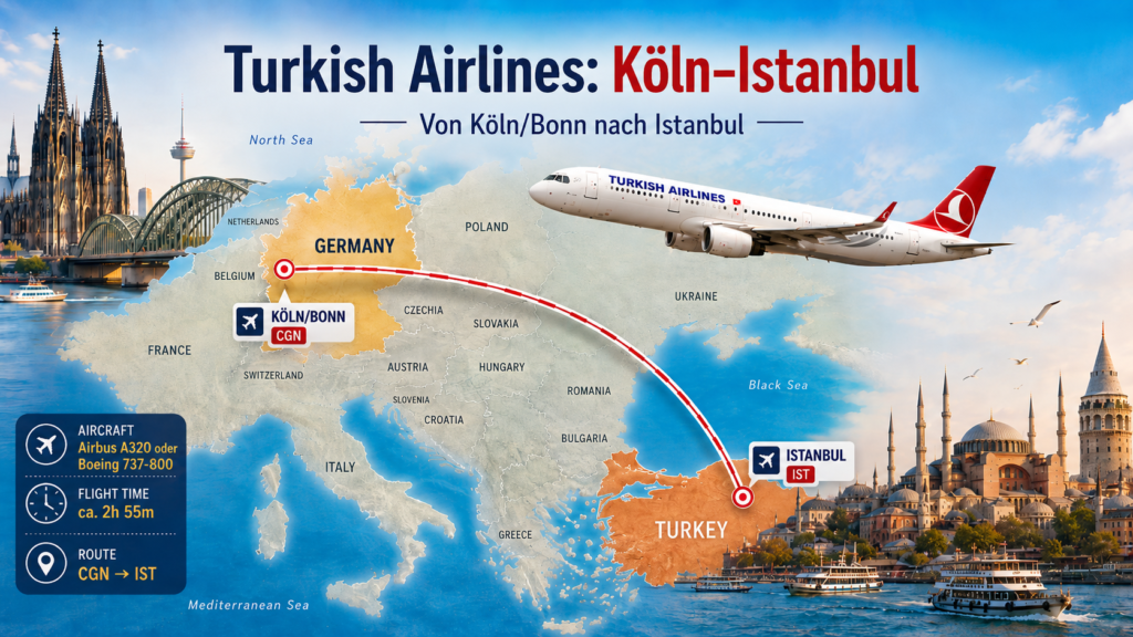 Turkish Airlines von Köln nach Istanbul: Economy Class im Test
