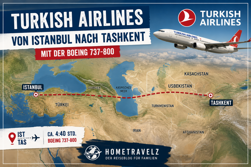 Turkish Airlines von Istanbul nach Tashkent: Economy Class im Test Turkish Airlines von Istanbul nach Tashkent: Economy Class im Test