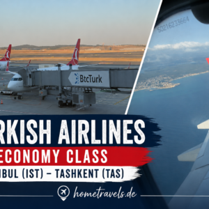 Turkish Airlines von Istanbul nach Tashkent: Economy Class im Test Turkish Airlines von Istanbul nach Tashkent