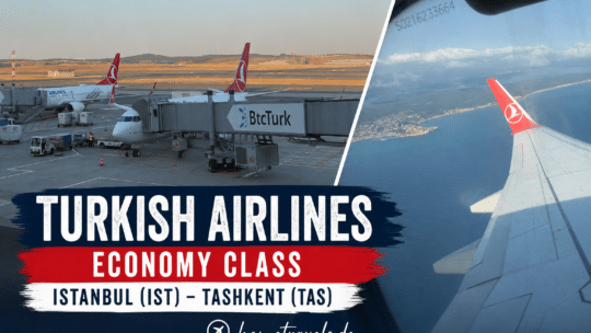 Turkish Airlines von Istanbul nach Tashkent: Economy Class im Test