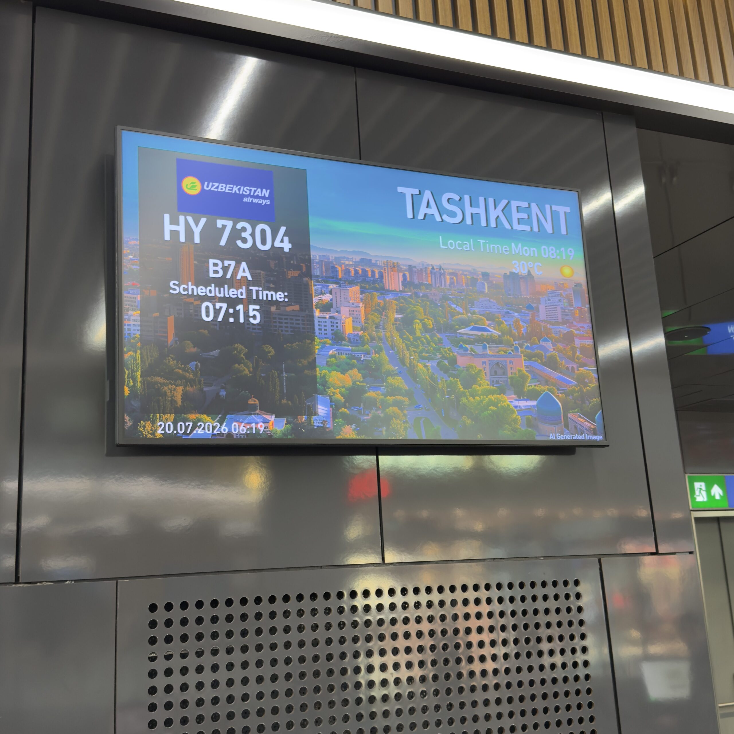 Turkish Airlines von Istanbul nach Tashkent