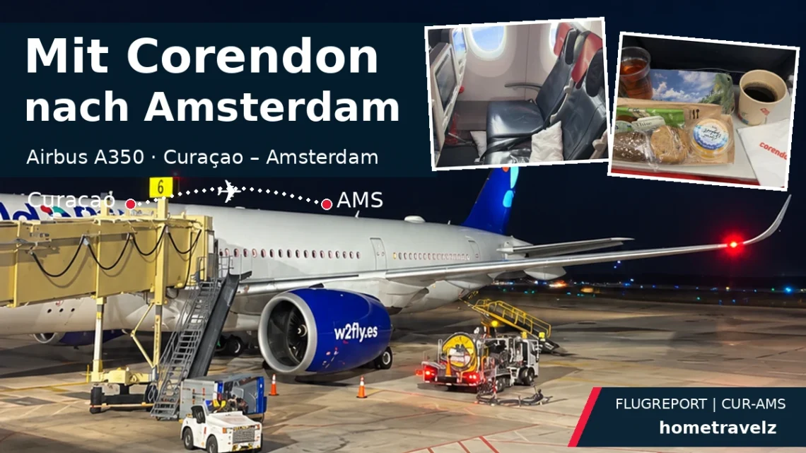 Corendon A350 von Curaçao